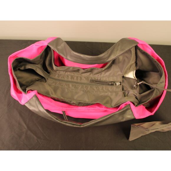 Mark. Travel Gym Top Zip Pink Tote Bag Inner pouch Multi Zipped pockets - Picture 3 of 9